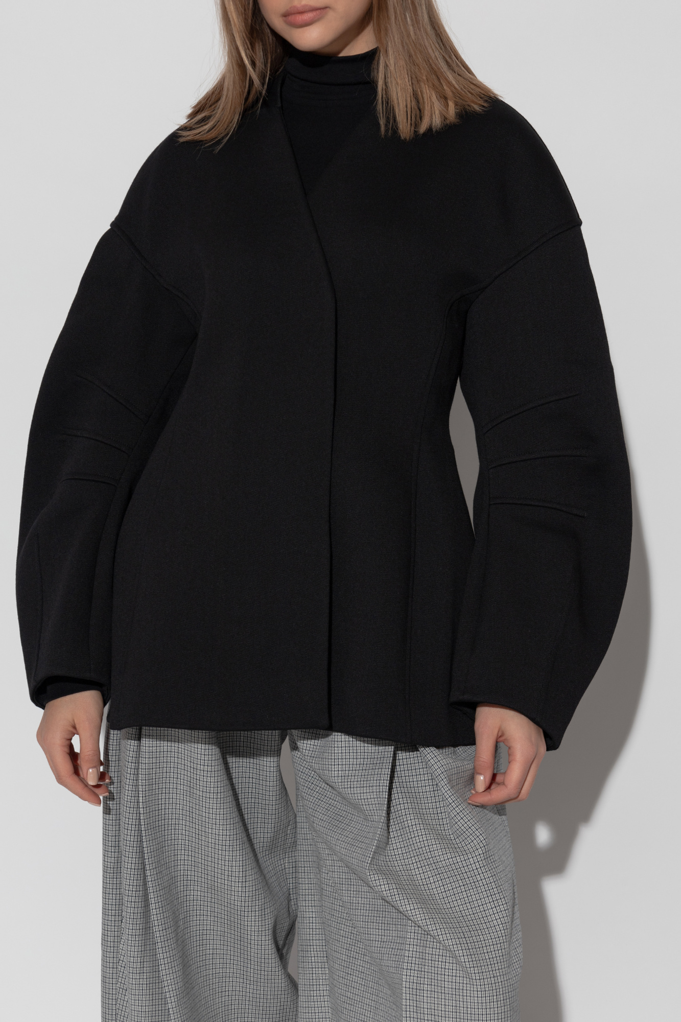 ジャケット JIL SANDER Women Jackets J03BN0170 J40212 001 BLACK JIL SANDER Wool blazer | Women's Clothing | Vitkac